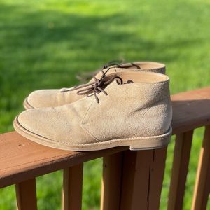 Brunello cucinelli tan suede chukka desert boot 9